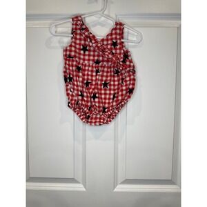 C&J Girls Star Bubble‎ Romper Size 3-6 Months